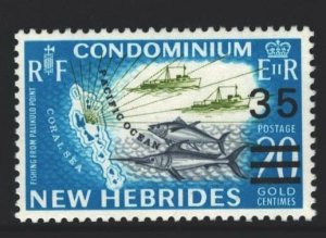 British New Hebrides Sc#141 MH