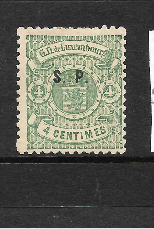 LUXEMBOURG  1881  4c ARMS OFFICIAL   MH  SC O41