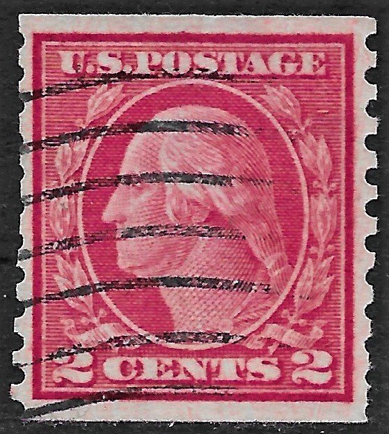 US 1915 Sc. #454 used, short perfs, Cat. Val. $22.50