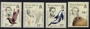 British Antarctic Territory 125-8 Naturalists, Birds, Dolphin, Seal