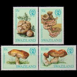 SWAZILAND 1984 - Scott# 457-60 Mushrooms Set of 4 NH