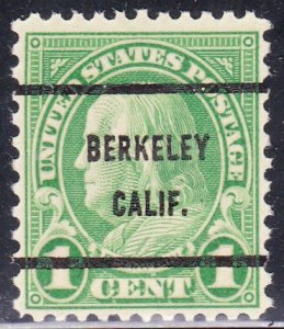 Precancel - Berkeley, CA PSS 632-61 - Bureau Issue