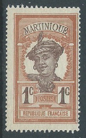Martinique, Sc #62, 1c MH