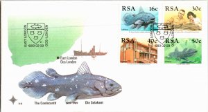 South Africa, Worldwide First Day Cover, Fish, Marine Life