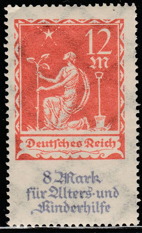 Germany B4, 12+8M Semi-Postal. MINT, NH. VF. (12)