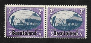 Basutoland 1945 - M - Pair - Scott #30