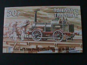 ISLE OF MAN-1988 SC#356a LOCOMOTIVE TRAINS  BOOKLET MNH VERY FINE-LAST ONE