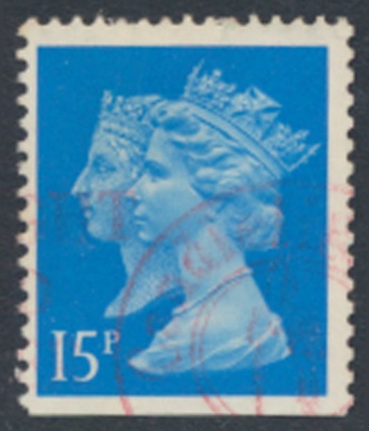 GB   1st Machin  SG 1467  ex booklet Used  SC# MH190  see scans