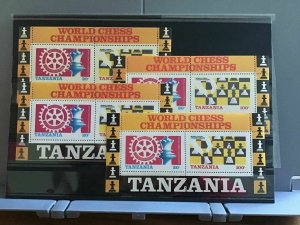 Tanzania Chess mint never hinged   stamps sheets  R26444