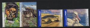 AUSTRALIA SG2839/42 2007 THREATENED WILDLIFE MNH 