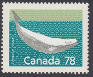 Canada - #1179 Beluga Whale Perf. 14.4x13.8 - MNH