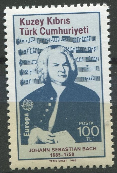 Northern Cyprus Sc#168 MNH, 100L bl & multi, Europa (C.E.P.T.) 1985 - Europea...