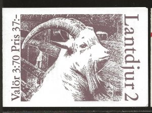 SWEDEN SC# 2050a COMP BKLT/10    FVF/MOG 1995