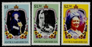 Antigua 867-9 MNH Queen Mother 85th Birthday