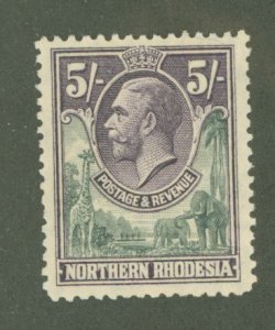 Northern Rhodesia #14 Unused Single