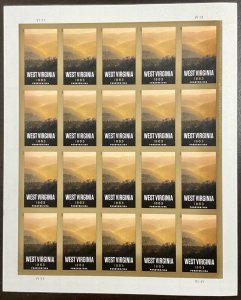 4790 West Virginia Statehood  MNH  Forever sheet of 20  FV $13.20  2013