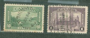 Canada #244/245 Used Single