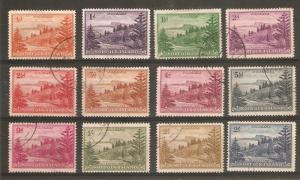 NORFOLK ISLAND 1947 - 1949 VALUES TO 2s BETWEEN SG 1 and SG 12a FINE USED