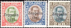 Iceland Scott C9-C11 Mint never hinged.