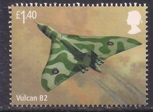 GB 2018 QE2 £1.40 RAF Centenary Vulcan B2 Umm SG 4060 ( E1387 )