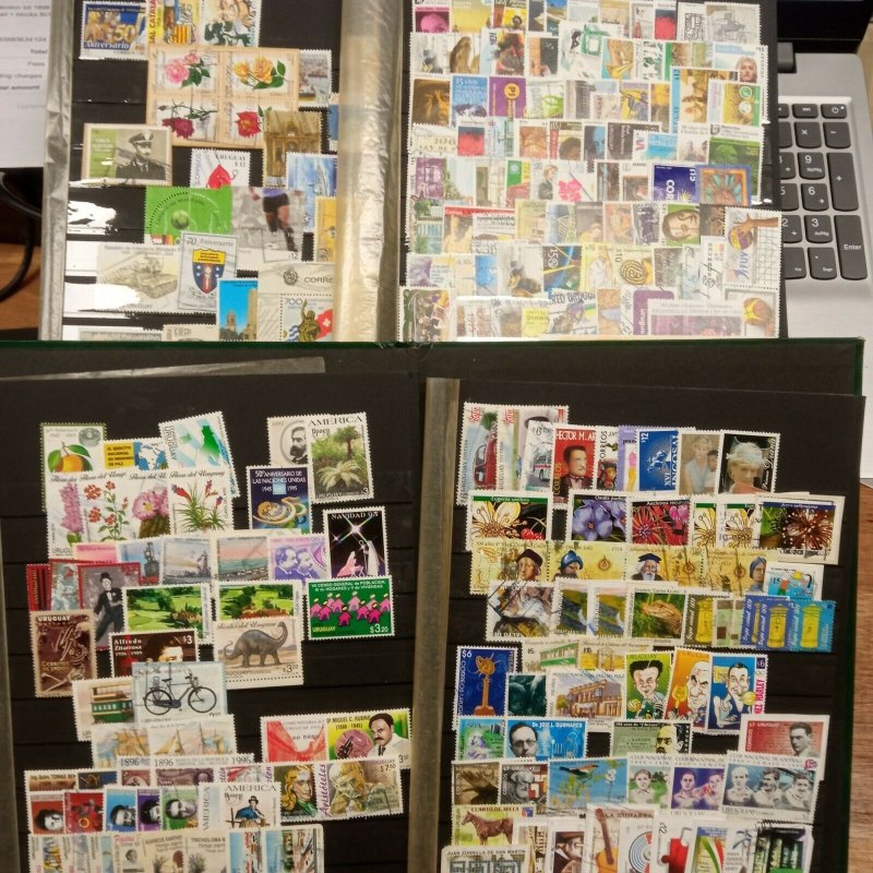 Very complete Uruguay used stamp collection in stockbook +2300 different $$$