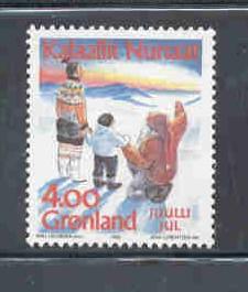 Greenland Sc 254 1992 Christmas stamp mint NH