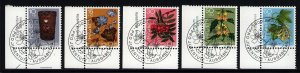 Switzerland B434-B438 used stamps superb cancels Pro Juventute medicinal plants