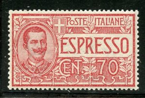 Italy, # E4, Mint Never Hinge. CV $ 1.70