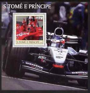 St Thomas & Prince Islands 2003 Formula 1 #2 perf s/s...