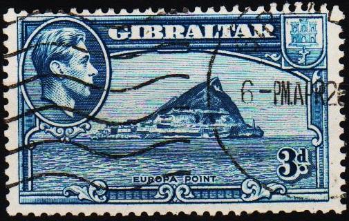 Gibraltar. 1938 3d S.G.125b Fine Used