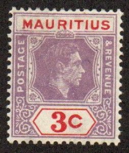 Mauritius Sc #212 Mint Hinged