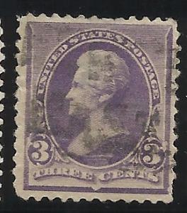 221 3c Used F/VF Centering Has Thin