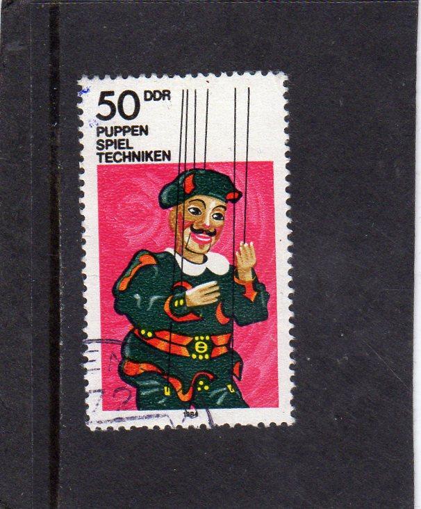 Germany DDR 1984 Marionettes used