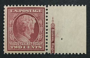 MOMEN: US #367 MINT OG **NH** POST OFFICE FRESH #30449