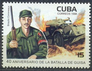 CUBA Sc# 3968  BATTLE OF GUISA revolution 1998  MNH mint
