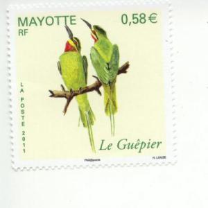 2011 Mayotte Bird Le Guepier (Scott 270) MNH