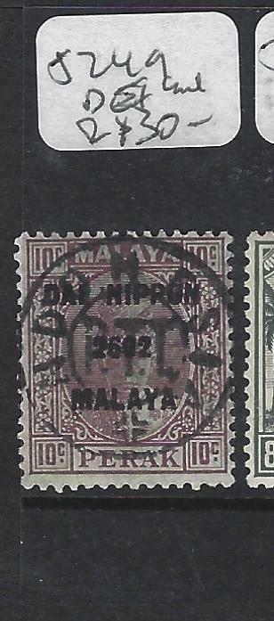 MALAYA JAPANESE OCCUPATION PERAK (PP0805B) DN 10C DEI SON CANCEL SGJ249 VFU