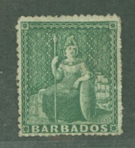 Barbados #15 Unused Single