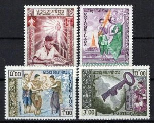 Laos 56-59 MNH Education Fine Arts Dancing ZAYIX 0224S0199M