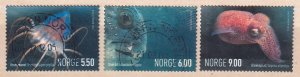 Norway (2004) Sc 1389-91 used set. Marine life