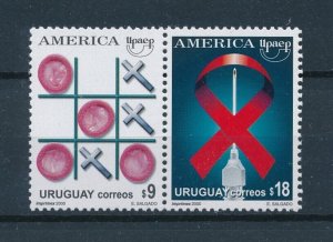 [111157] Uruguay 2000 UPAEP Red Ribbon HIV AIDS  MNH