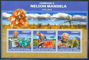 GUINEA   2014 HOMMAGE TO NELSON MANDELA   SHEET  MINT NH