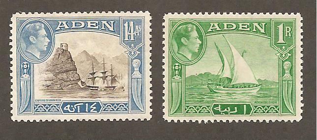 Aden  Scott #23A-24  Mint H  Scott CV $9.50