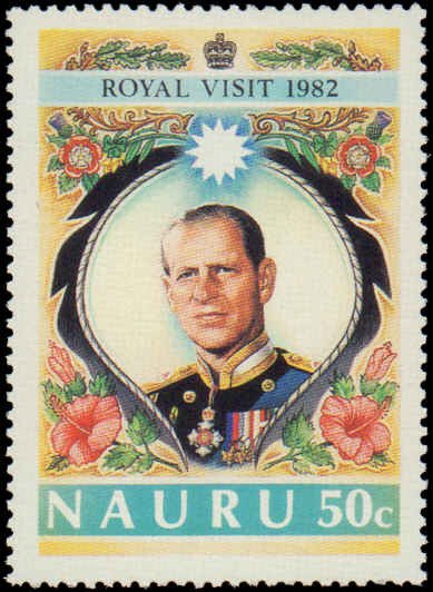 Nauru #257-259, Complete Set(3), 1982, Royalty, Never Hinged