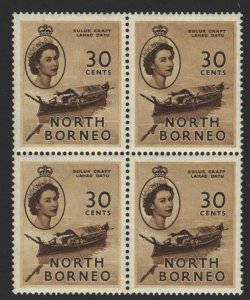 North Borneo Sc#270 MNH - Block of 4