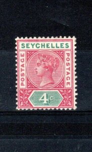 Seychelles 1890-92 4d Die I MH