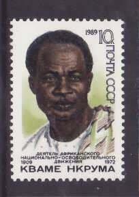 Russia-Sc#5799-unused NH set-Kuame Nkrumah-1989-