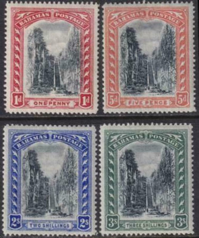 Bahamas 1901-1903 SC 33-36 Mint Set 