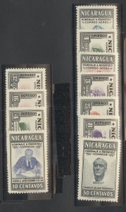 Nicaragua #695-700/C272-6  Single (Complete Set)