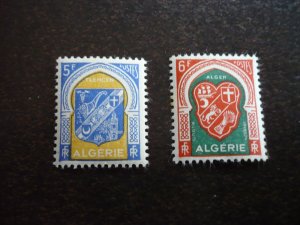 Stamps - Algeria - Scott# 277-278 - Mint Hinged Part Set of 2 Stamps